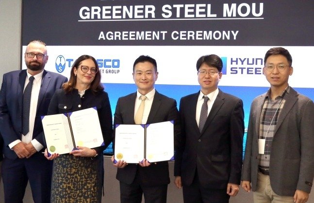 Hyundai Steel builds global sales network of low-carbon steel
