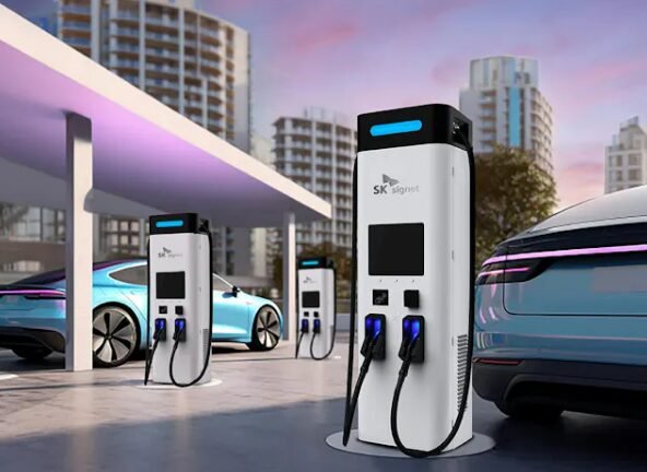 SK ties up with BlackRock-backed Korean startup for EV chargers