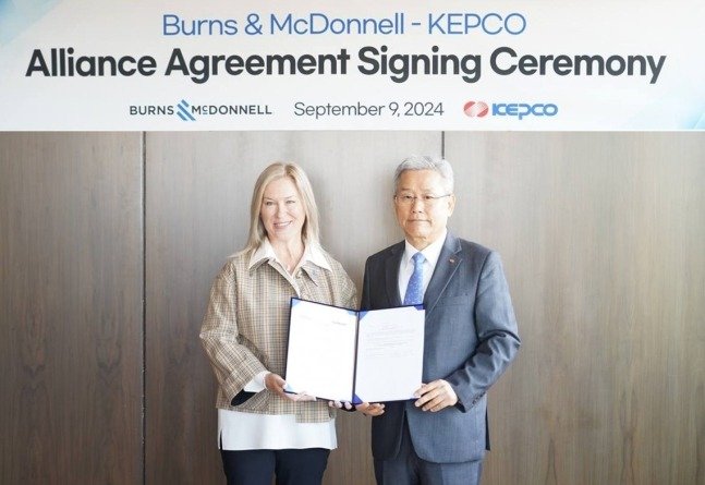 KEPCO,  Burns & McDonnell to cooperate on power grid projects