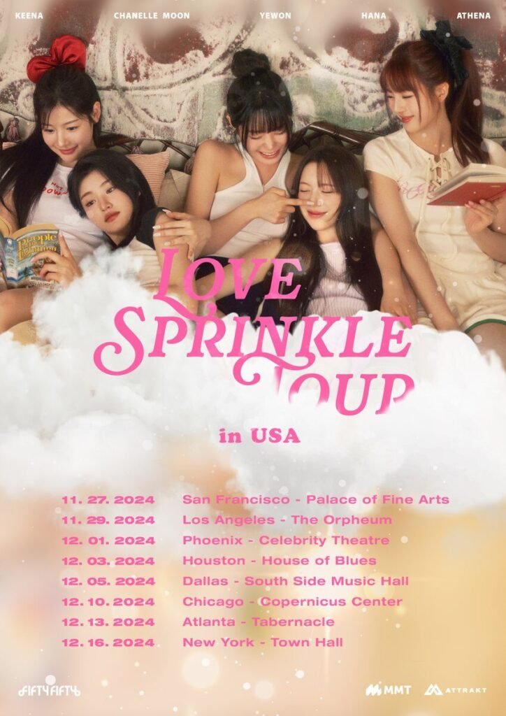 From Seoul to San Francisco: FIFTY FIFTY’s Love Sprinkle Tour Hits the USA!