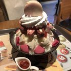 Three versions of bingsu! My favorite dessert