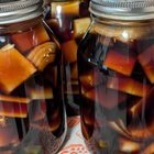 Soy sauce pickled daikon and whole onion kimchi