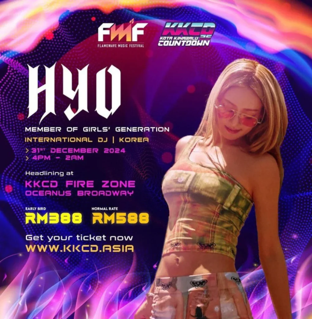 DJ HYO Set to Electrify Kota Kinabalu’s New Year’s Eve Celebration