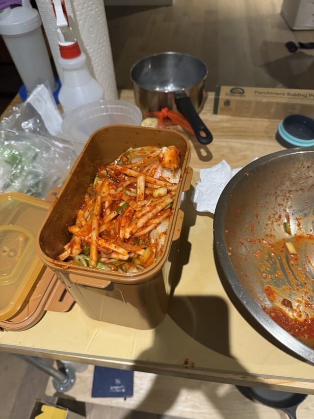 First Time making Kimchi!