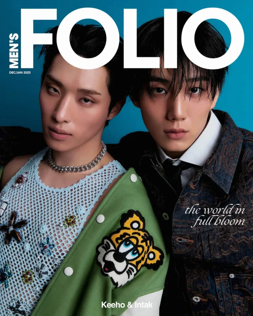 P1Harmony’s Keeho and Intak Shine in Men’s Folio Magazine’s Latest Issue