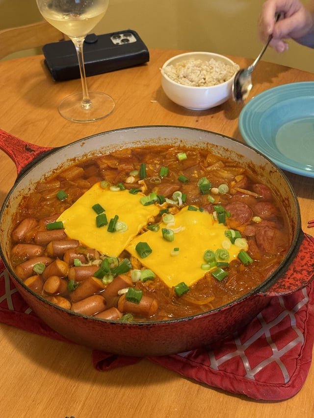 Homemade Budae Jjigae
