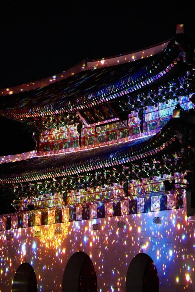 Gwanghwamun Gate outdoes itself at Winter Festa!☃️🌃