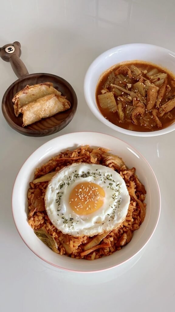 Kimchi Fried Rice, Kimchi Soup & Kimchi Mandu!