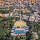 Seoul CBD and its Palace in the Summer