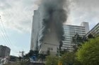 A man set fire to an apartment in Gwanak-gu, Seoul. 1 dead, 13 injured