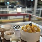The weather’s getting warmer, so my wife and I went out to enjoy some patbingsu
