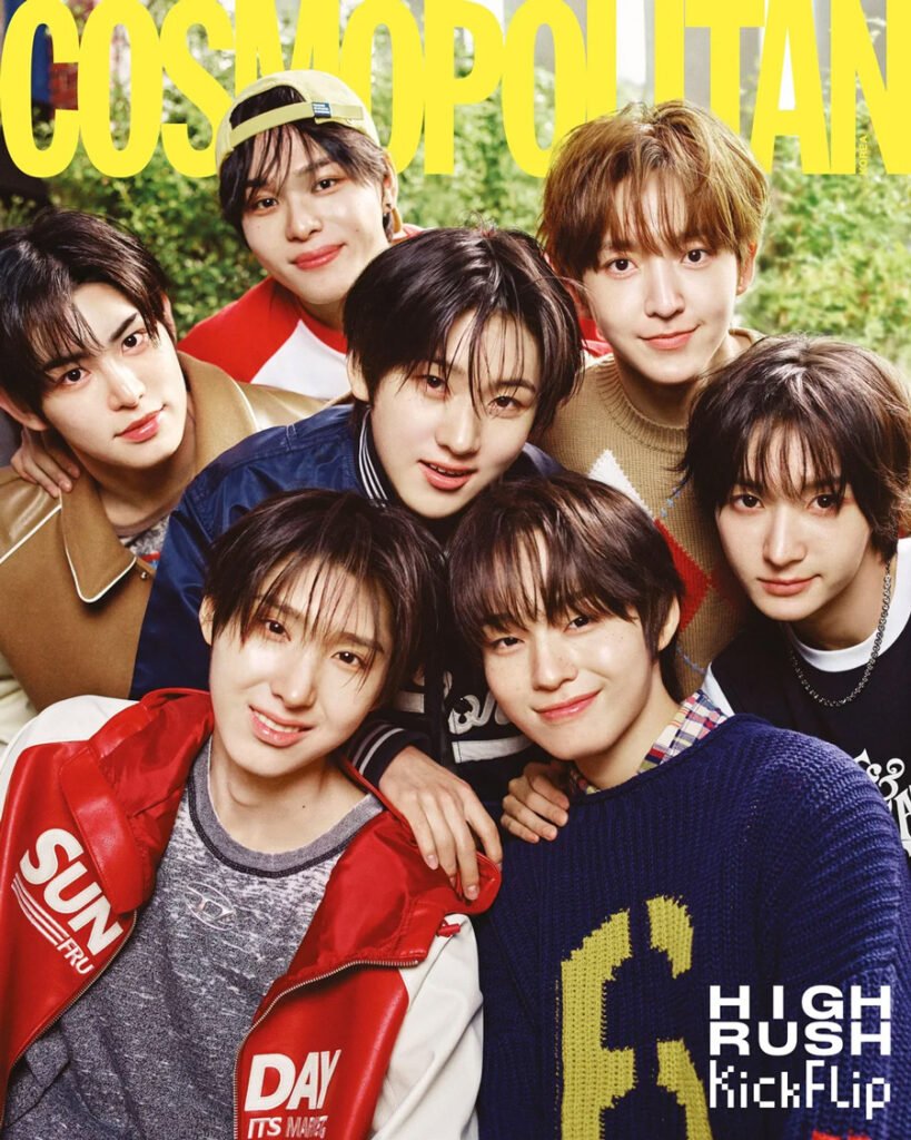 KickFlip Graces Cosmopolitan Korea May 2025 Cover: K-pop’s Rising Stars Shine in Exclusive Feature