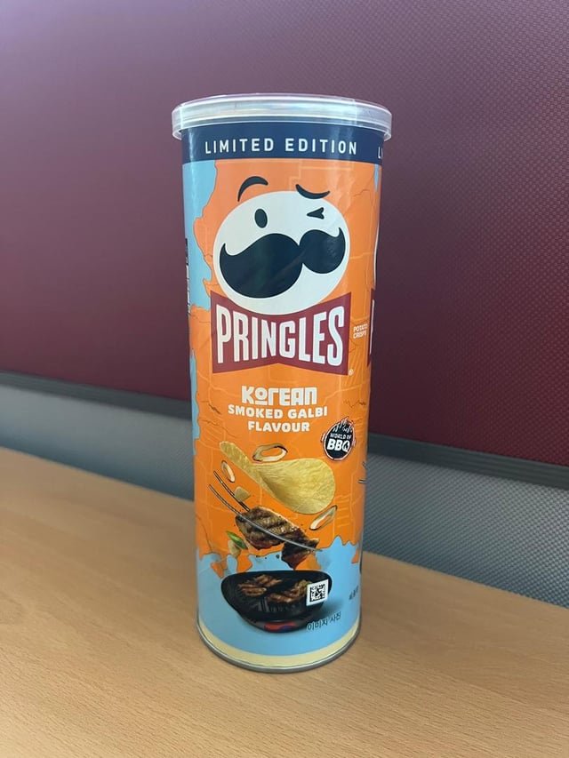 Limited Edition Pringles® Korean Smoked Galbi Flavour… found in the office cupboard but have yet to try! Anyone else see or try these?