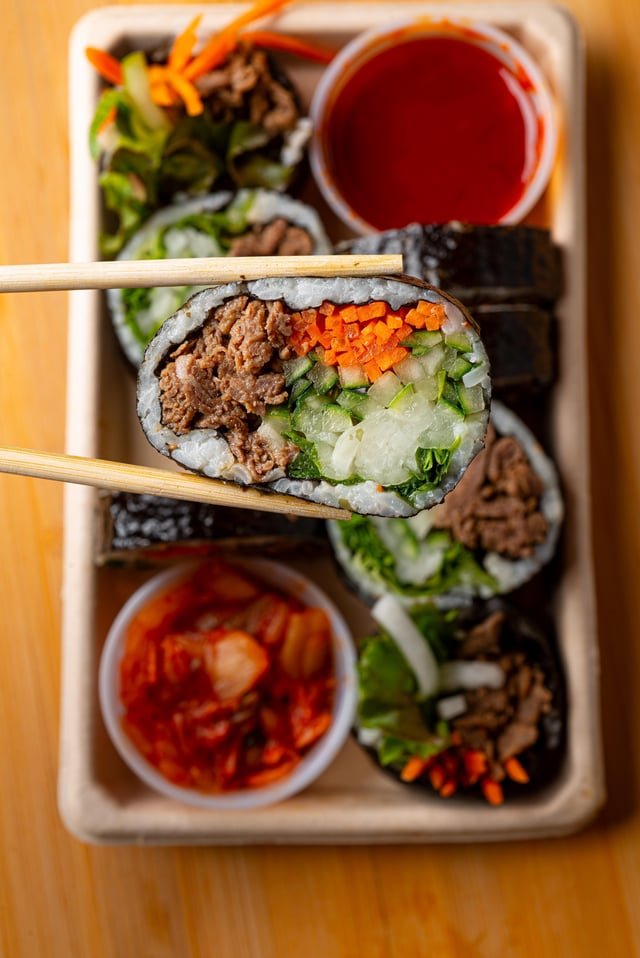 Bulgogi beef kimbap from Kimbap Lab in Chelsea!