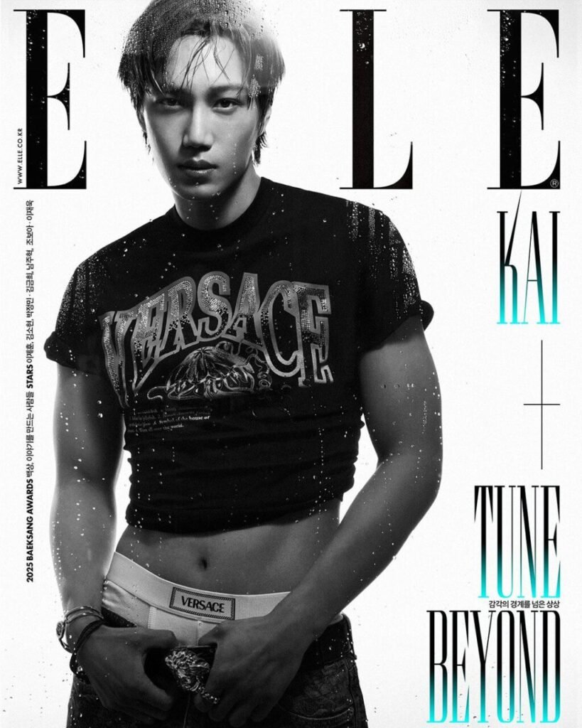 EXO’s Kai Captivates in Versace for ELLE Korea’s June 2025 Issue: K-pop Icon Blends Fashion and Artistry