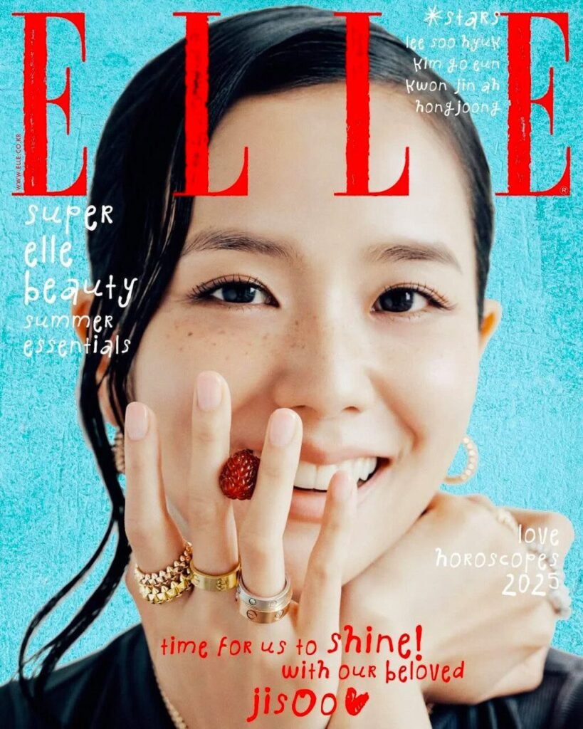 JISOO Teams Up with Cartier for ELLE Korea’s July 2025 Cover: Exclusive Look at BLACKPINK Star’s Latest Pictorial