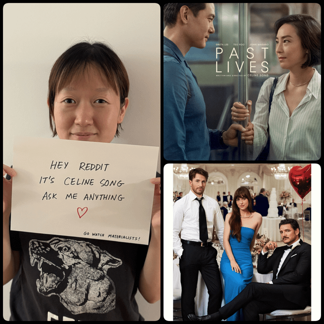 Celine Song, Oscar-nominated director and screenwriter of A24’s Past Lives and Materialists, is doing an AMA/Q&A in /r/movies today. It’s live now, and she’ll be back at 1 PM ET to answer any questions.