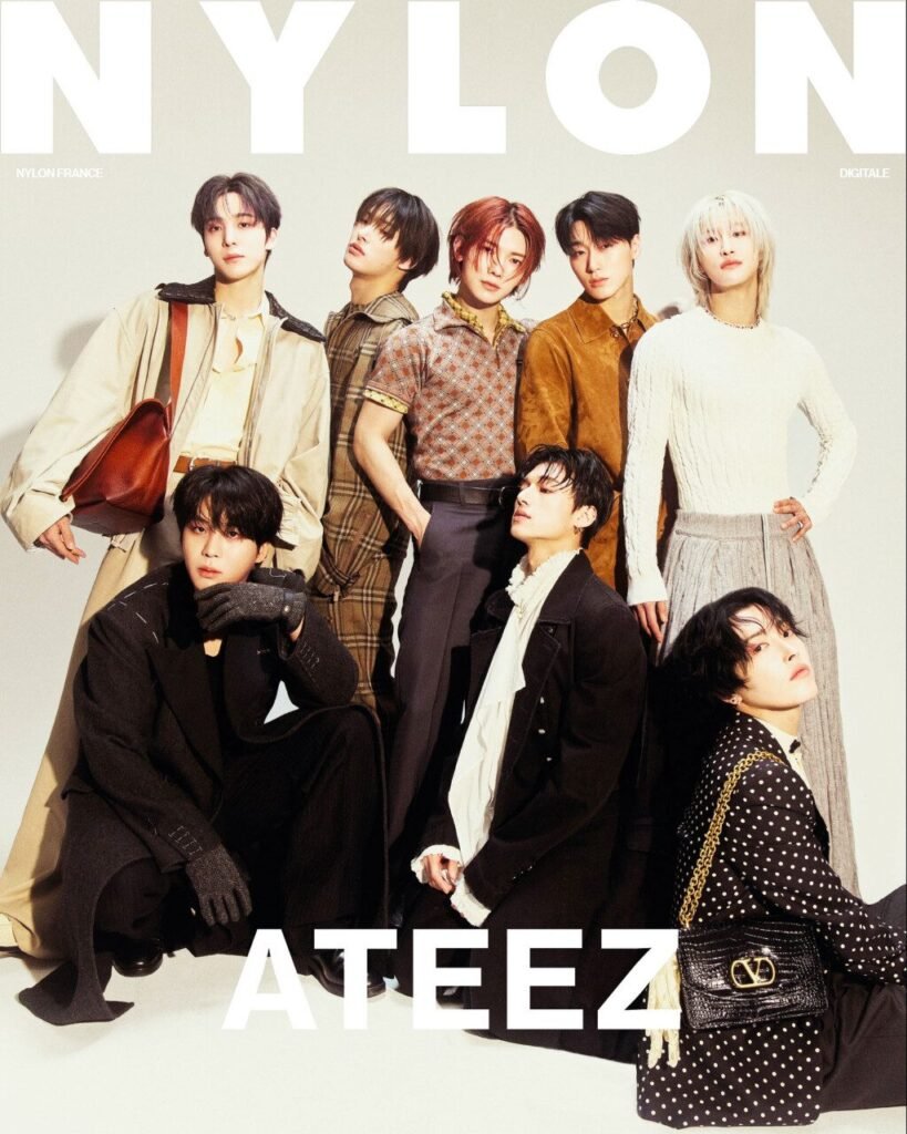 ATEEZ Unleashes K-Pop Innovation on NYLON France’s Digital Cover: Exploring Their Artistic Universe and Global Impact