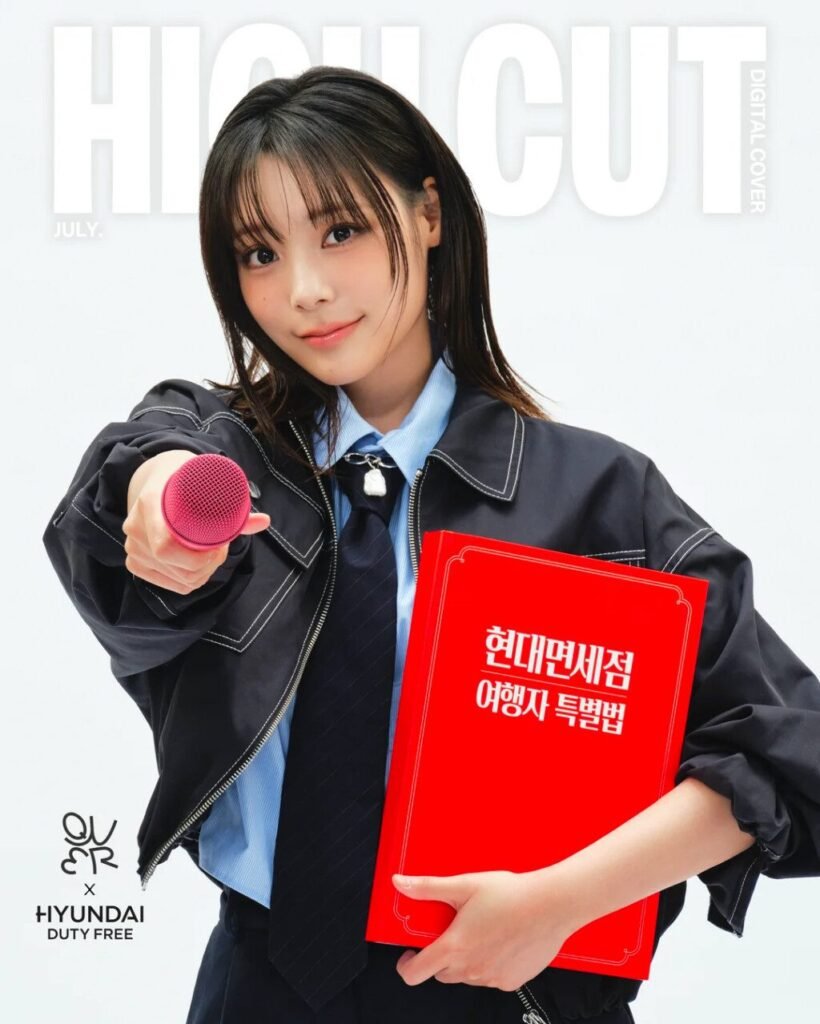 QWER Unveils a Fresh Era for High Cut Magazine and Hyundai Duty Free, Igniting K-pop Enthusiasm