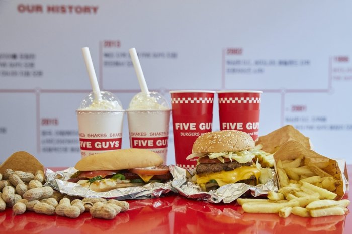 Hanwha-owned burger chain Five Guys Korea up for sale two years after launch