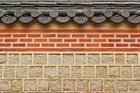 Traditional Korean House. fence type