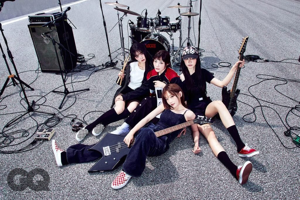 QWER Teams Up with GQ Korea and Vans for an Iconic July 2025 Pictorial Celebrating K-Pop Culture