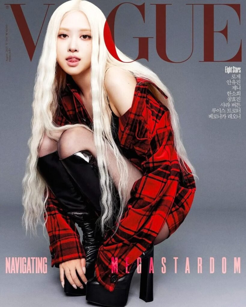 Global Fashion Meets K-pop Royalty: BLACKPINK’s Rosé Fronts Vogue Korea’s August 2025 YSL Cover
