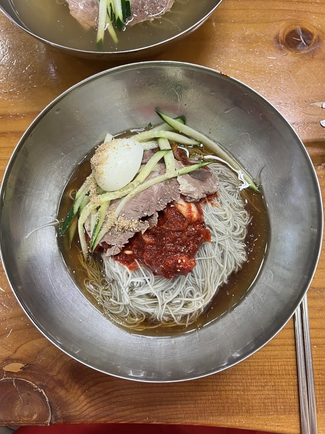 End of summer naengmyeon feels: Hoe-naengmyeon from Namwon