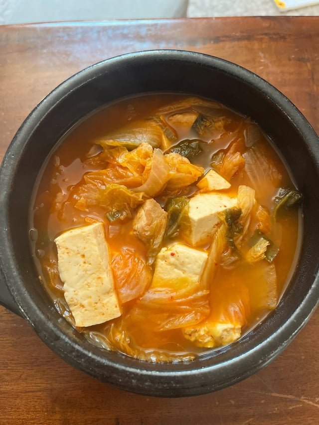 Somewhat bitter aftertaste in kimchi jjigae, not sure what it could be