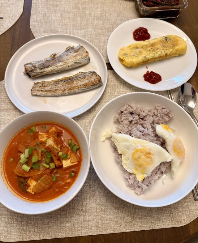 Kimchi jigae & galchi