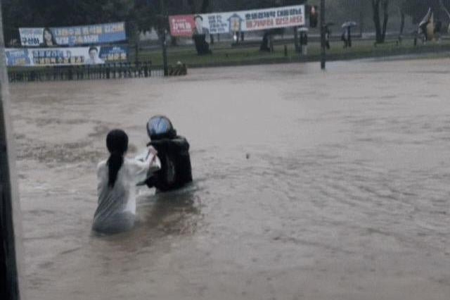 The water was waist-deep: Why a delivery driver risked his life during a flood in Korea