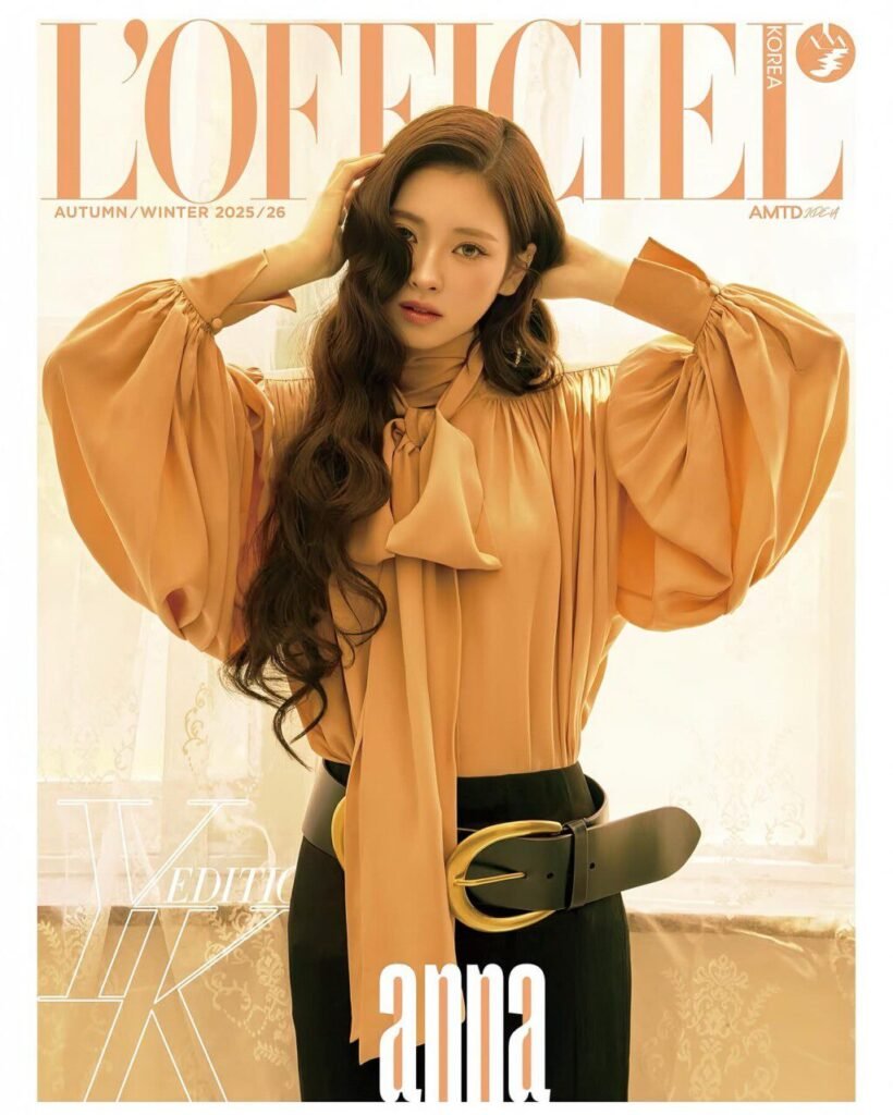 MEOVV Anna Unveils Elegance in L’Officiel Korea Fall/Winter 2025 YK Edition