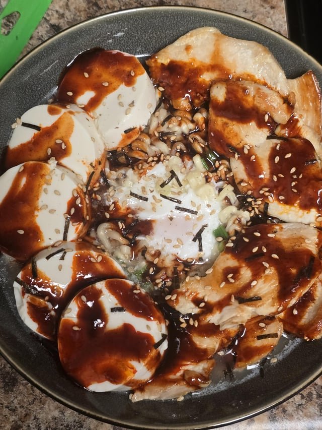 Buldak Chicken Tofu Noodles