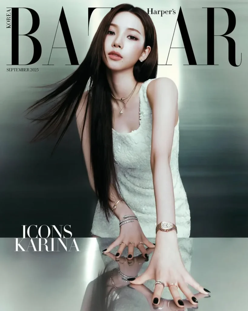 Karina in Constellation: Harper’s BAZAAR Korea x BVLGARI (September 2025)