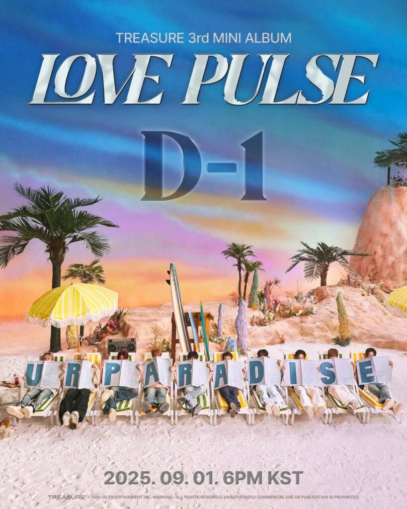 TREASURE Unveils Third Mini Album ‘LOVE PULSE’ with Seoul Concerts and Pop-Up Store Experience + Visual Photos