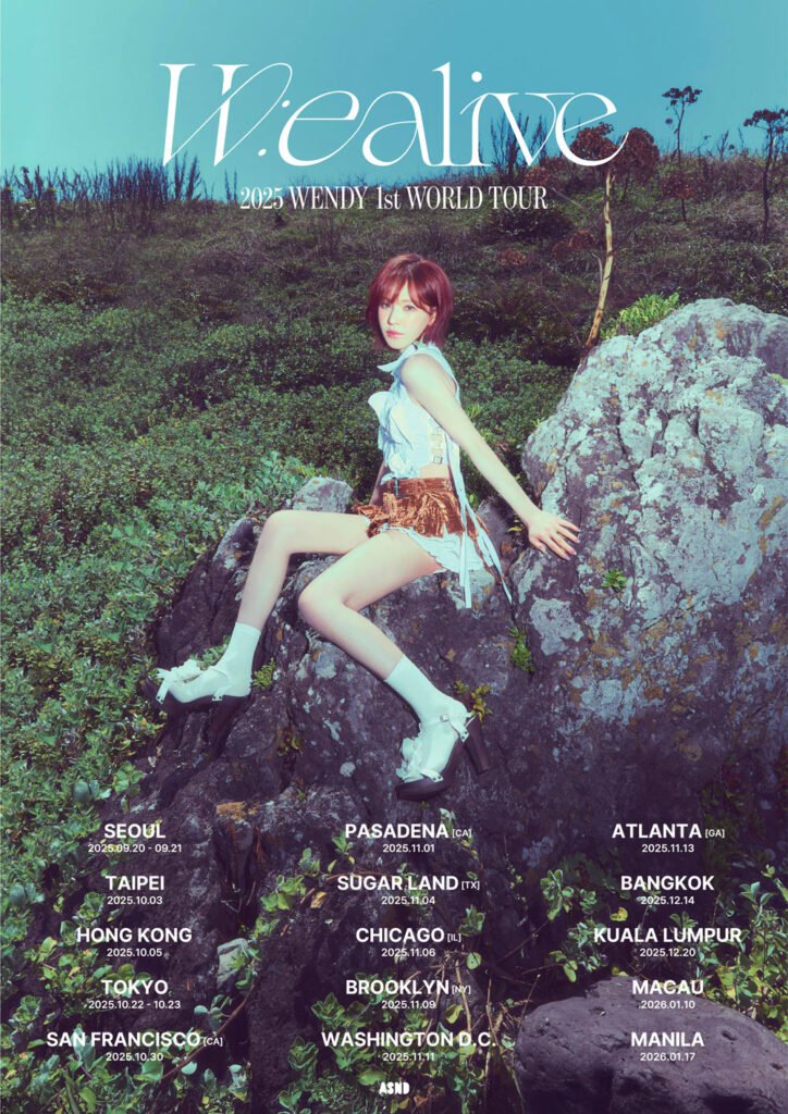 Red Velvet’s Wendy Announces Her First Solo World Tour and New Album, Fans Ready to Rally