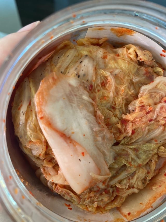 Is this normal (store bought Kimchi?)