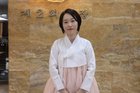 How about a Korean member of parliament wearing a hanbok?