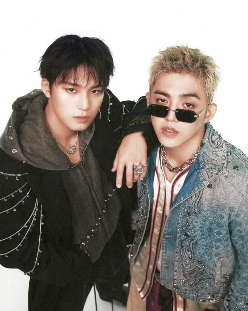 SEVENTEEN’s S.Coups and Mingyu stun CARATs with bold streetwear-meets-luxury style in HYPEBEAST Platinum Issue pictorial preview