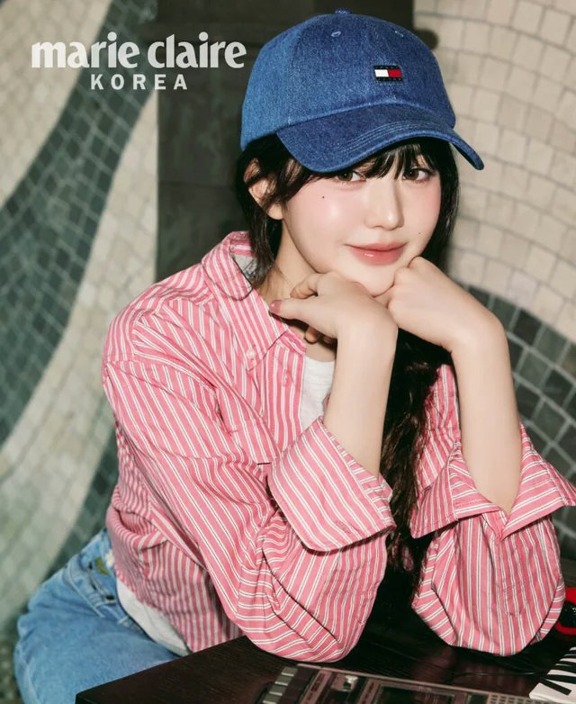 IVE’s Jang Wonyoung Brings Effortless Elegance to Marie Claire Korea’s 2025 Tommy Jeans Edition