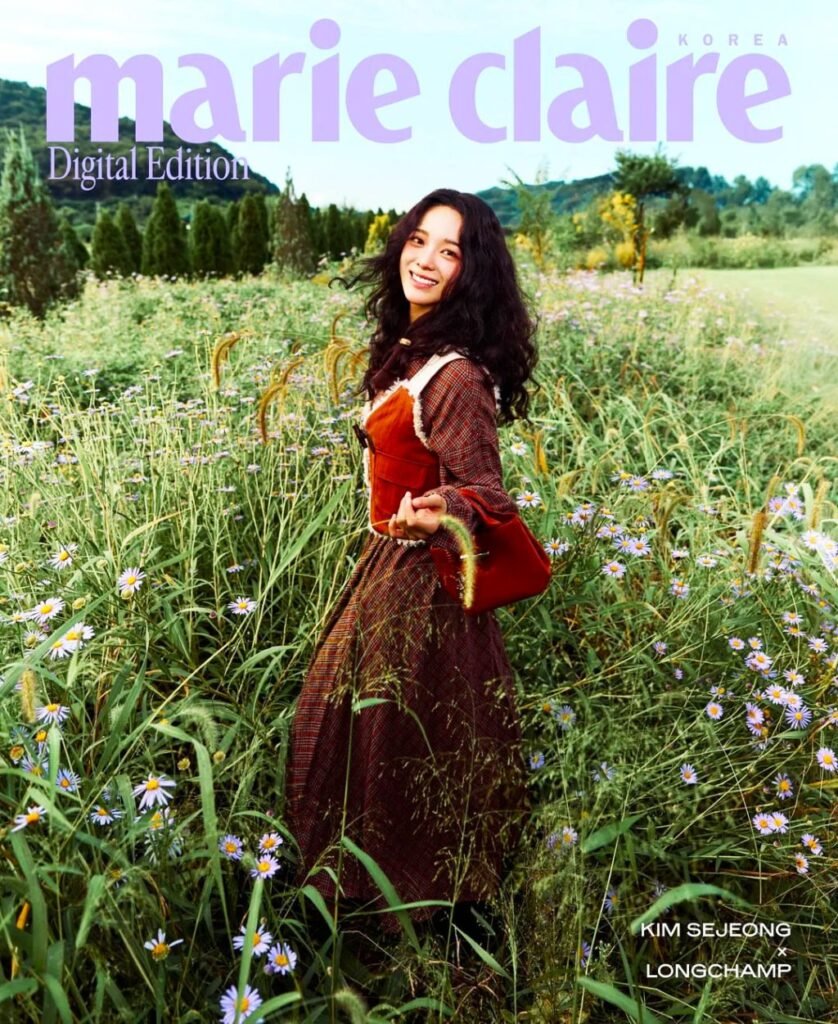 Kim Sejeong Defines Modern Elegance in Marie Claire Korea’s October 2025 Digital Covers with Longchamp’s Parisian Edge