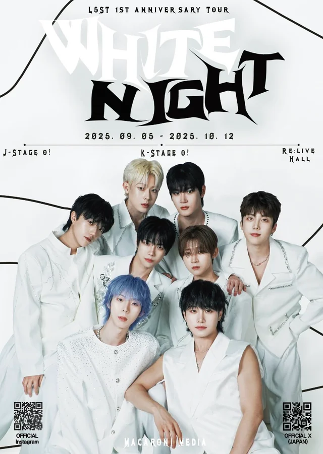 L5ST Celebrates Debut Anniversary with ‘WHITE NIGHT’ Live Tour in Tokyo