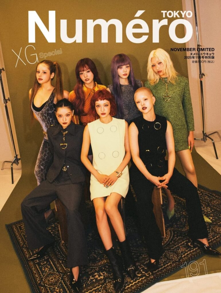XG stuns on Numéro TOKYO November 2025 limited issue cover with bold high-fashion pictorial preview sparking fan buzz worldwide