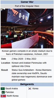 Alternate History – If South Korea won the Gamer War