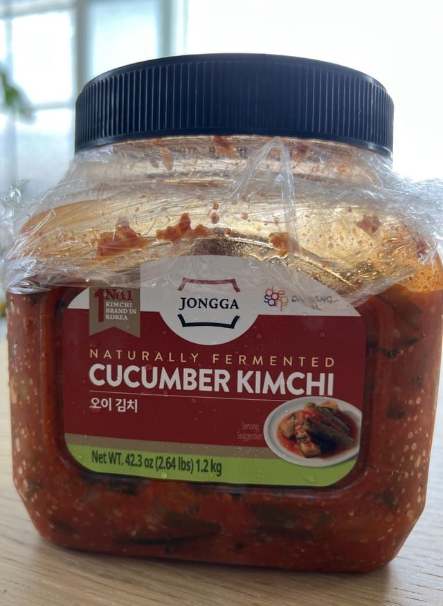 Day 1 with Costco size cucumber kimchi: still optimistic…🤭