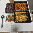 Late-night Korean snack set after work 🌶️🍢☕