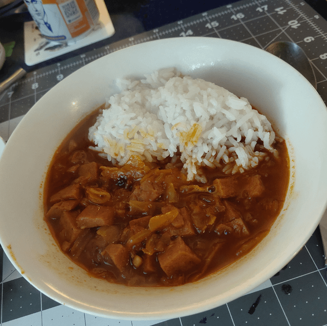 My first attempt at making kimchi jjigae