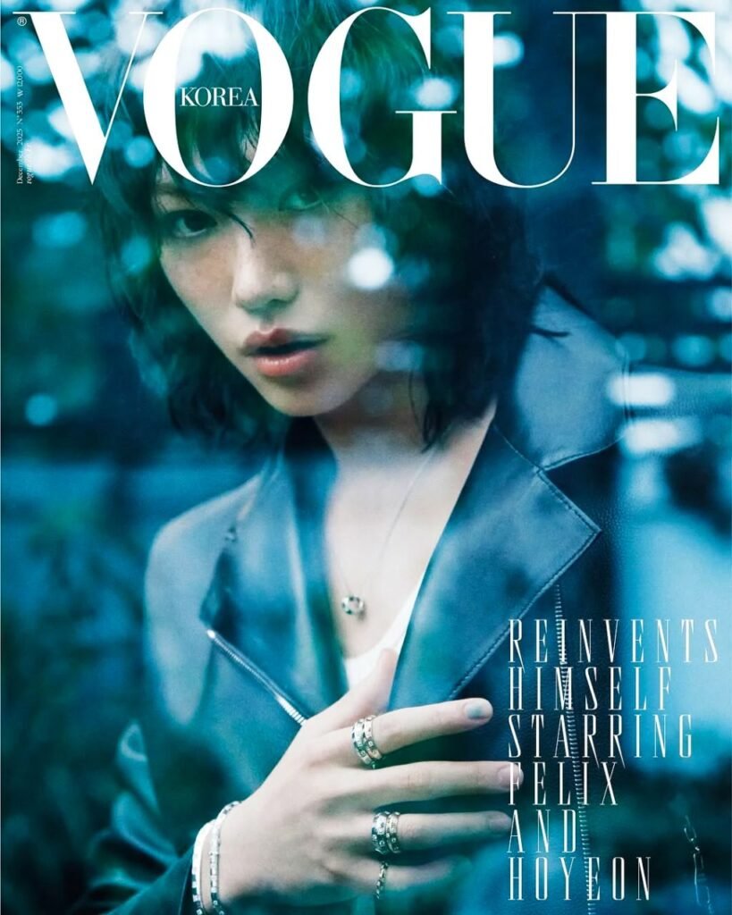 Stray Kids Felix Commands Vogue Korea December 2025 with Three Stunning Louis Vuitton Covers, a Milestone in K-Pop Fashion Iconography