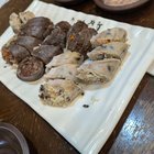 Lunch, dweji gukbab and mixed sundae (뒈지국밥, 모듬순대)