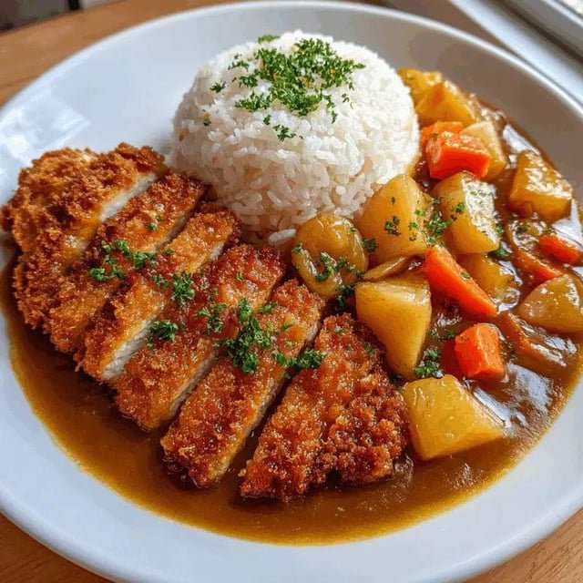 Crispy Korean Pork Cutlet Curry (Donkkaseu Curry)